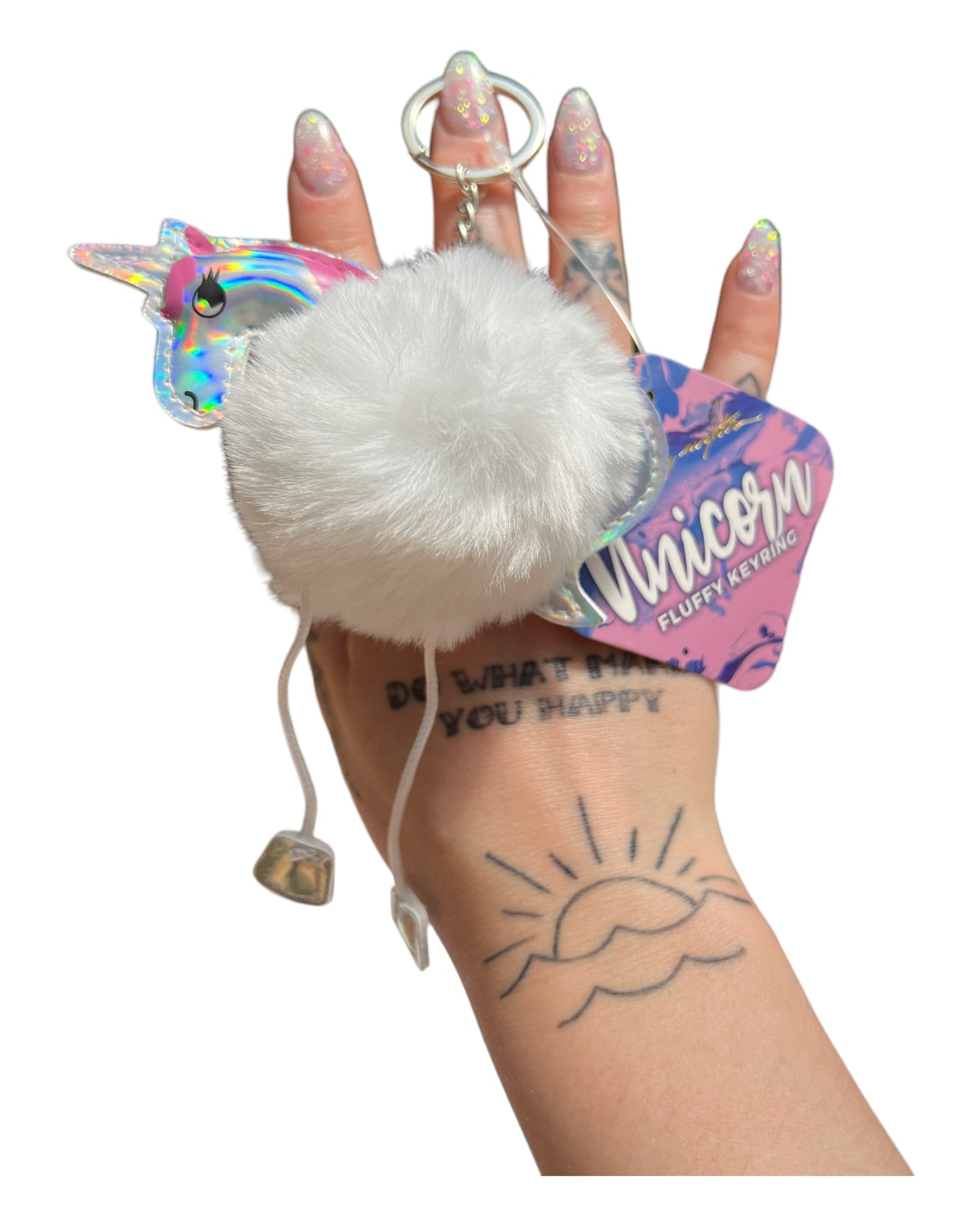 UNICORN Fluffy Key Ring