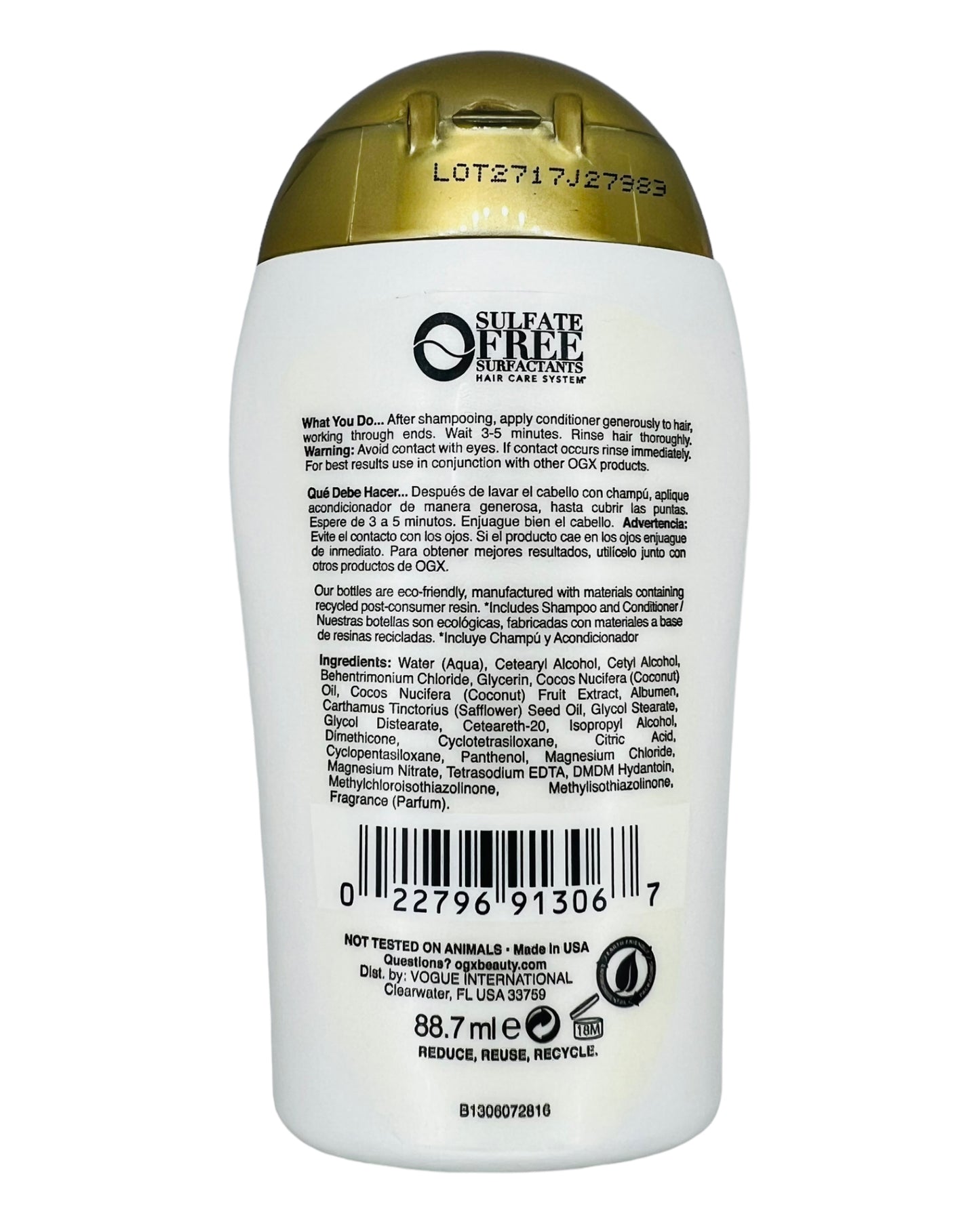 OGX Nourishing+ Coconut Milk Conditioner 88.7ml