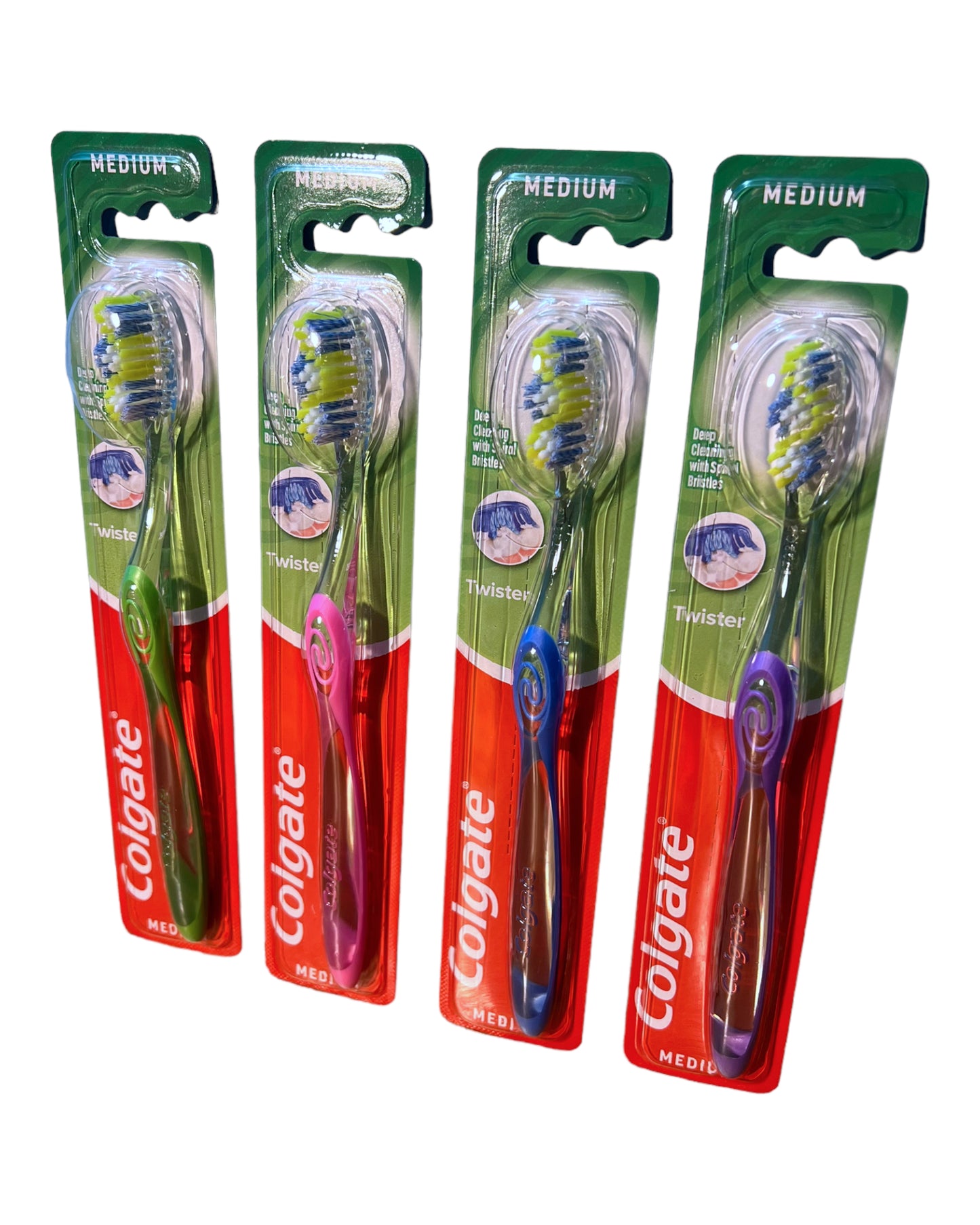 COLGATE Deep Cleaning Twister Toothbrush Medium