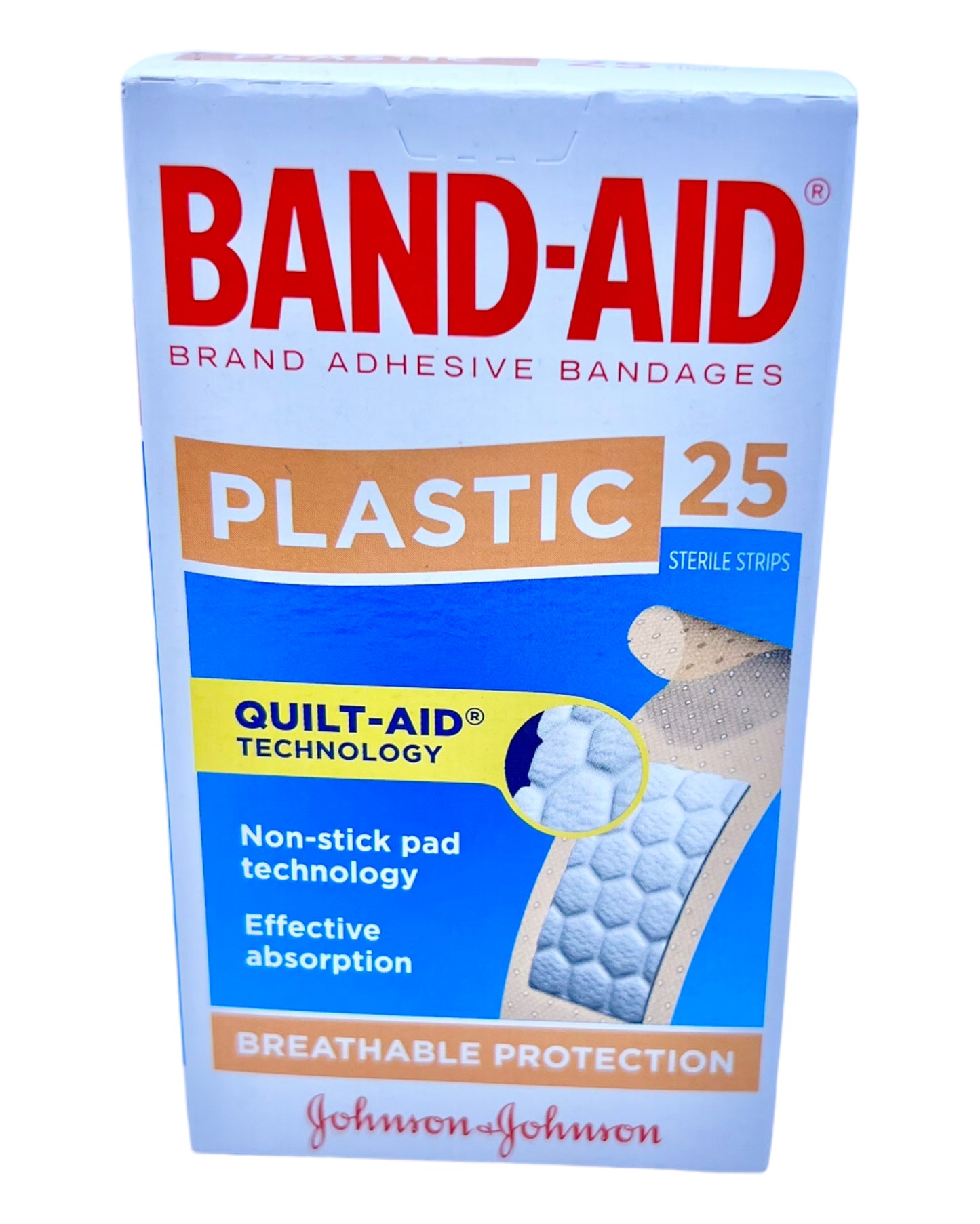 Band-Aid Adhesive Plastic Bandages 25 Sterilise Strips