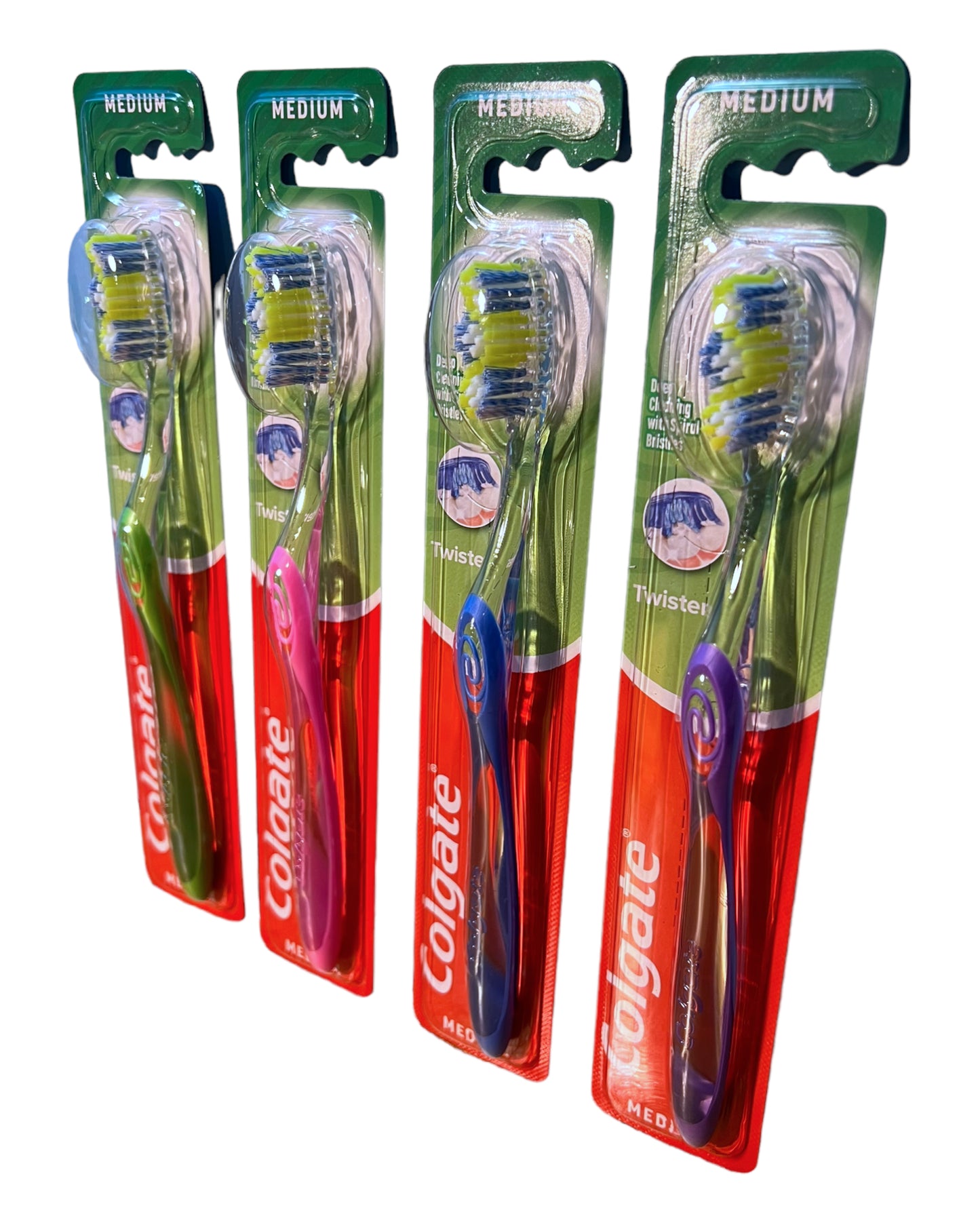 COLGATE Deep Cleaning Twister Toothbrush Medium