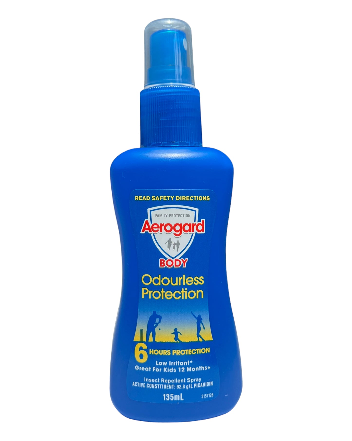 AEROGUARD ODOURLESS Protection Insect Repellent Spray 135 ml