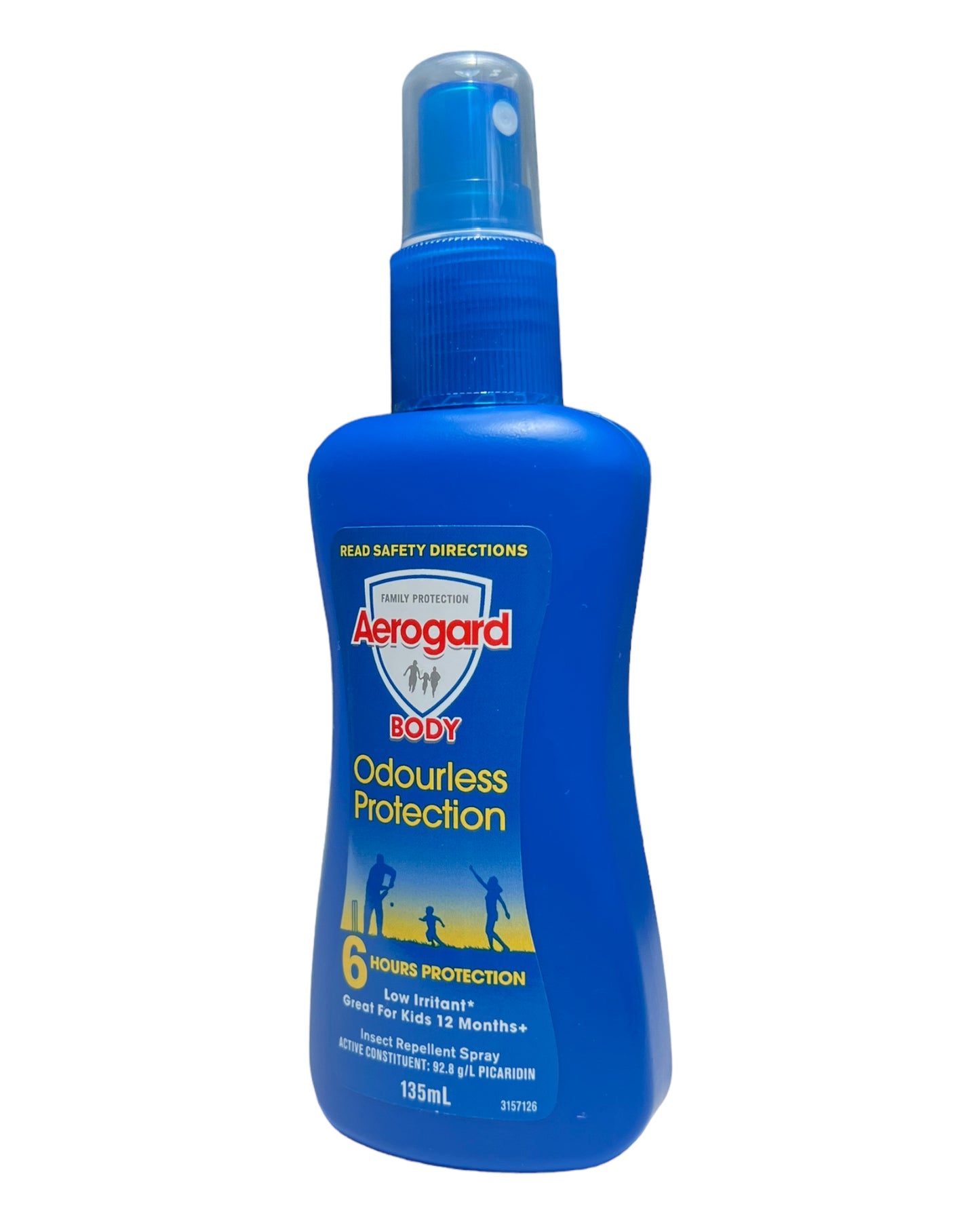 AEROGUARD ODOURLESS Protection Insect Repellent Spray 135 ml