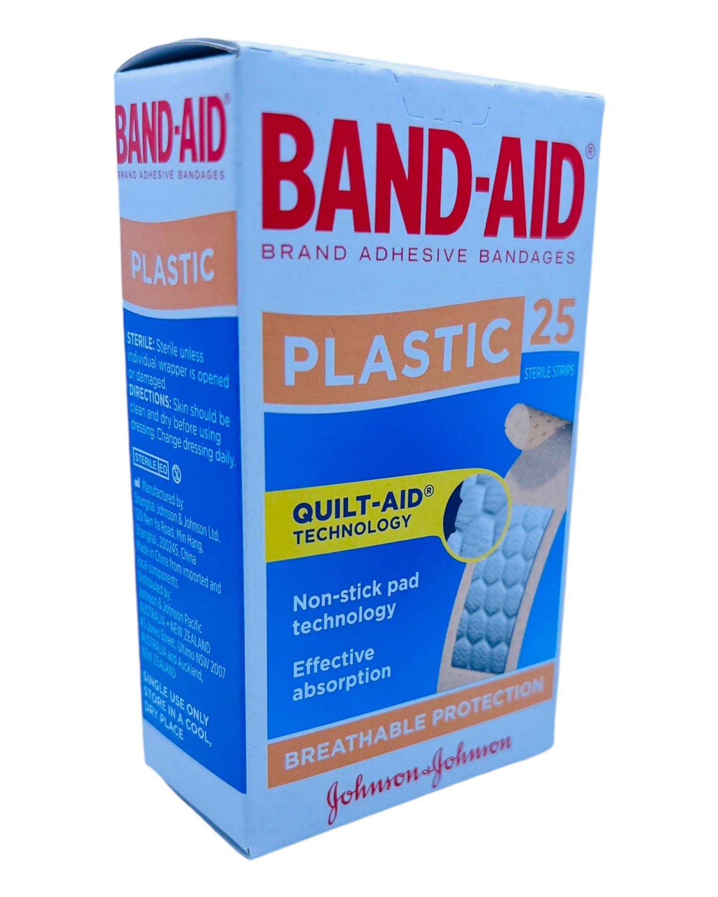 Band-Aid Adhesive Plastic Bandages 25 Sterilise Strips