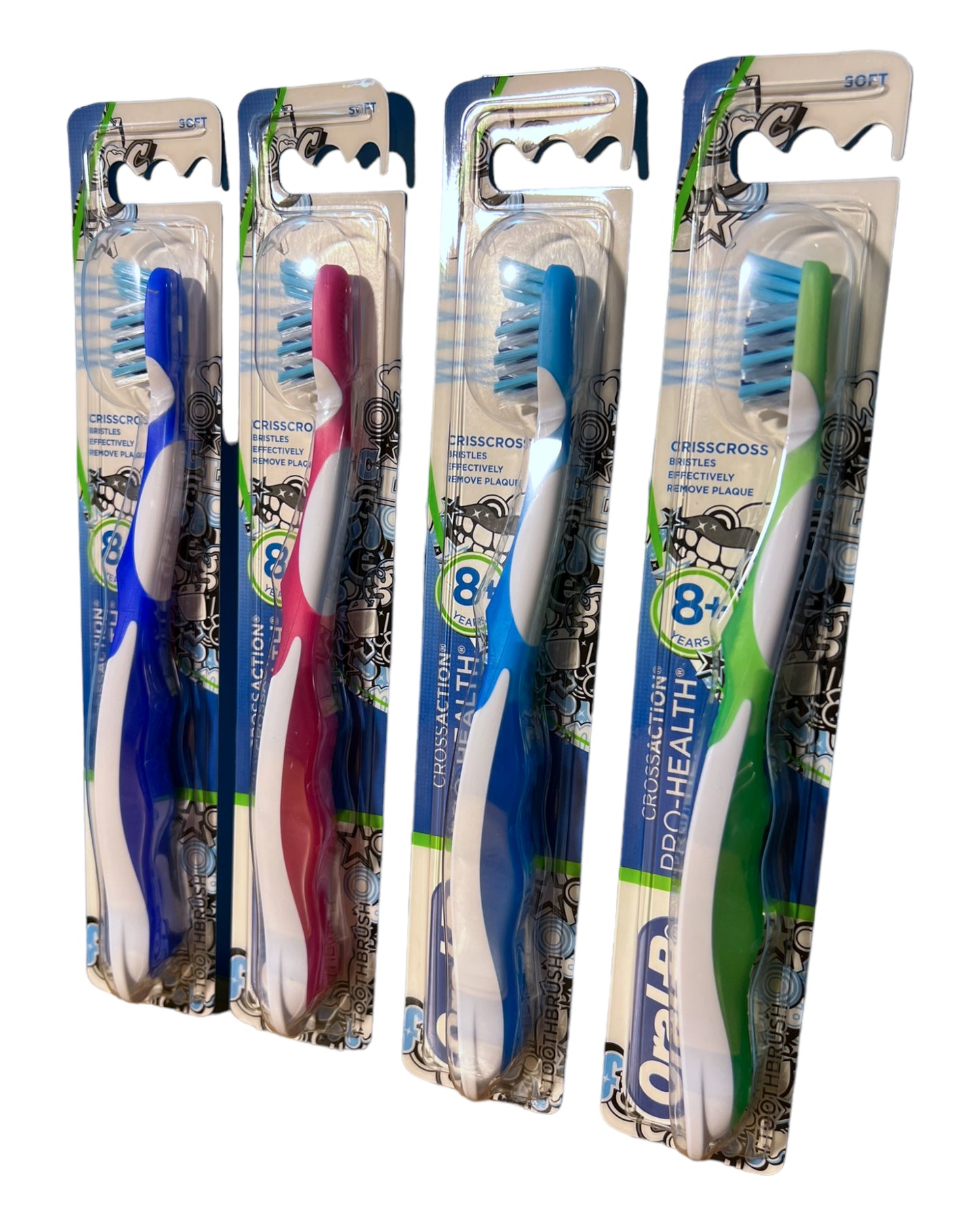 ORAL B Pro Health Cross Action Kids Toothbrush Soft 8+ Years