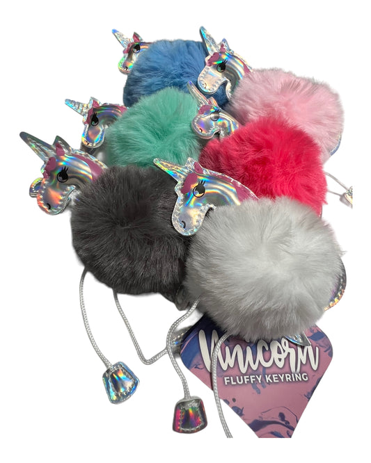 UNICORN Fluffy Key Ring