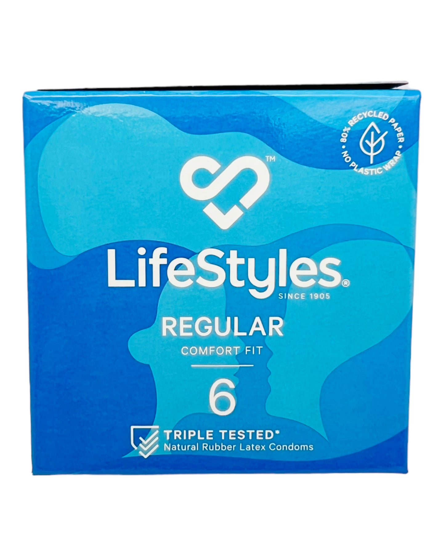 LifeStyles Regular Comfort Fit Condoms 6 Pack