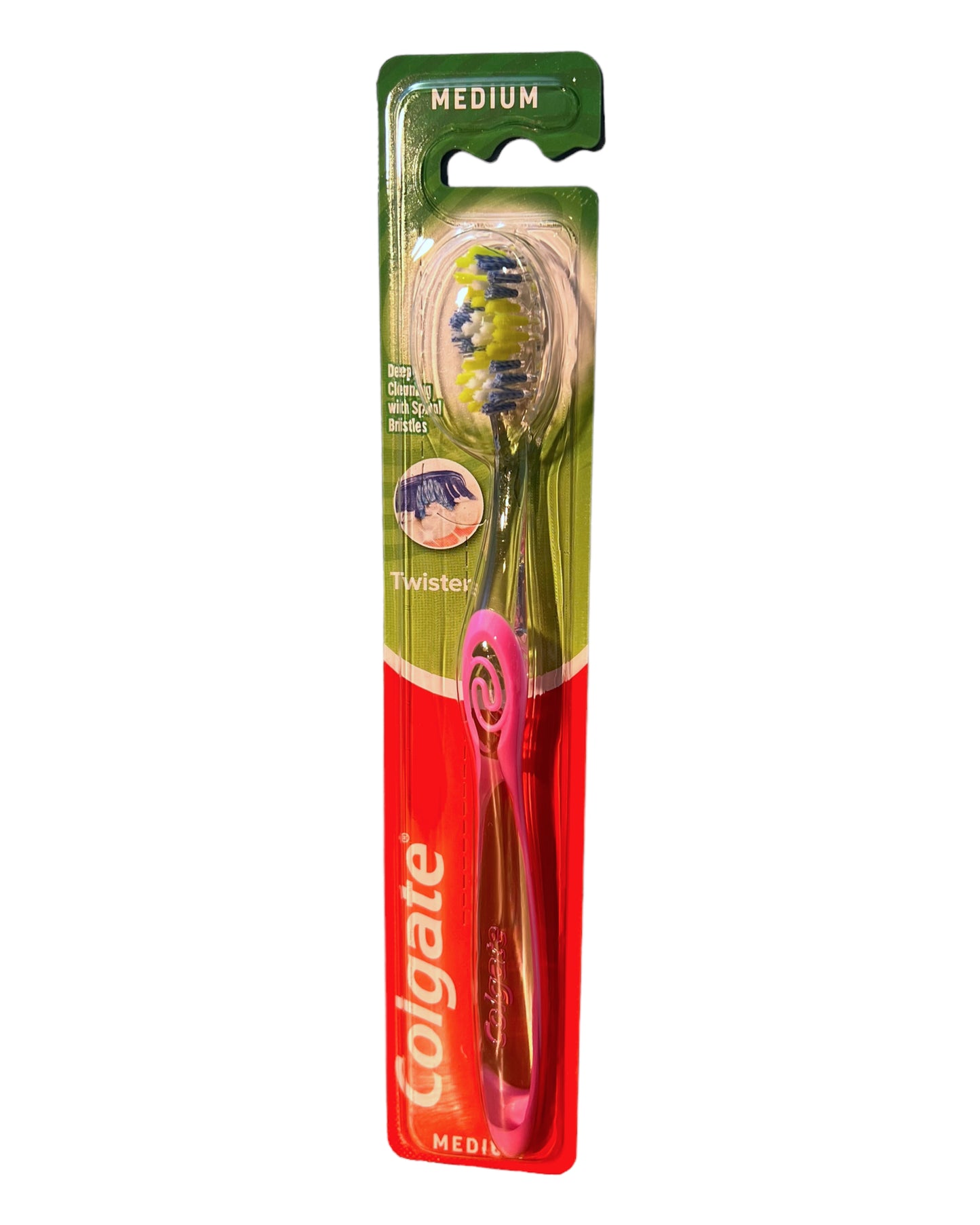 COLGATE Deep Cleaning Twister Toothbrush Medium