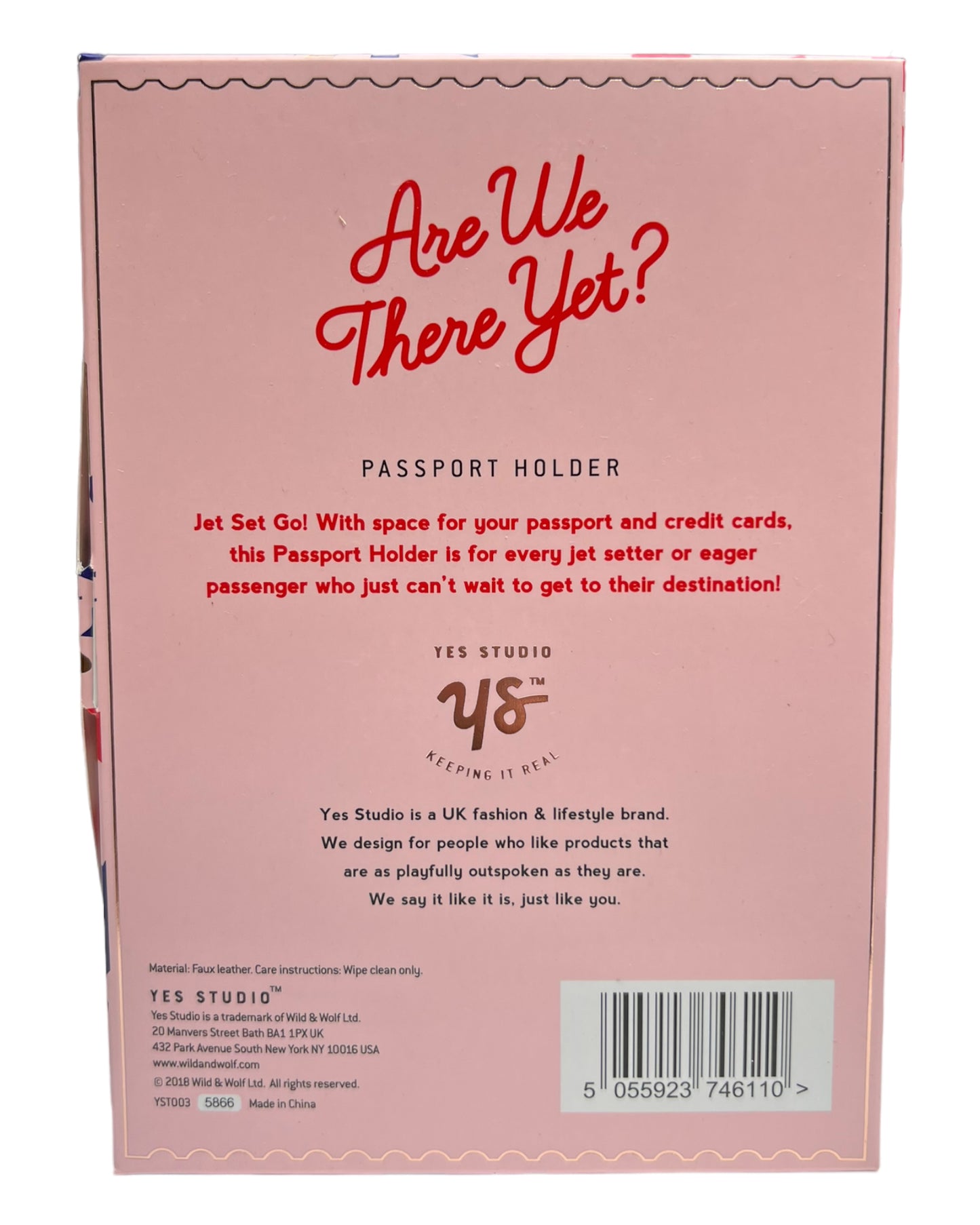 Passport Cover - Are We There Yet?