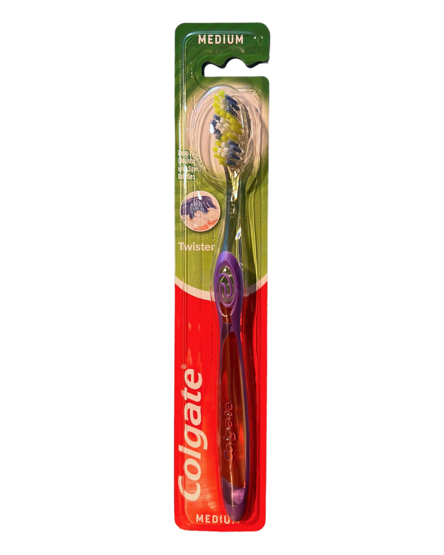 COLGATE Deep Cleaning Twister Toothbrush Medium