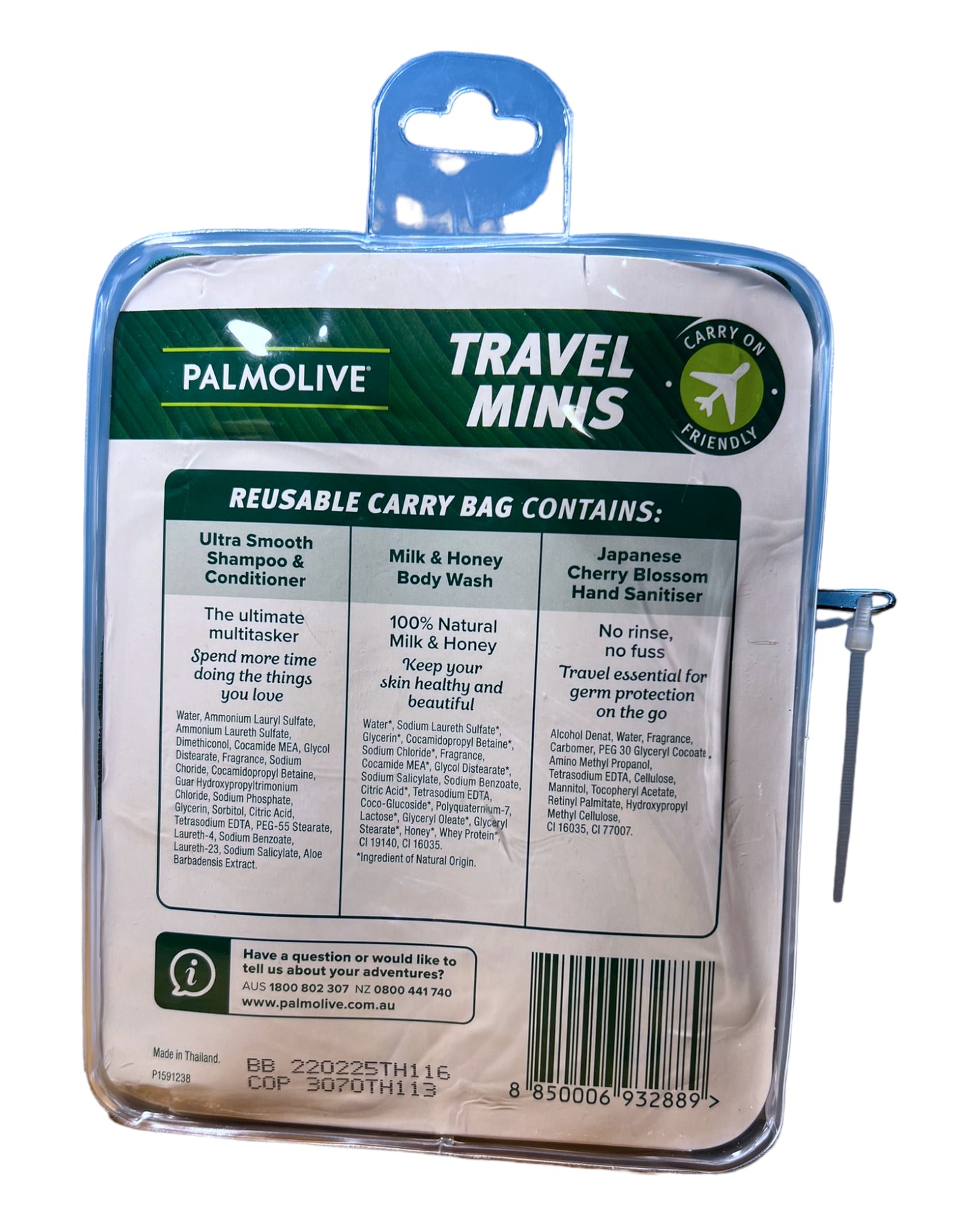 PALMOLIVE Travel Pack 3pc