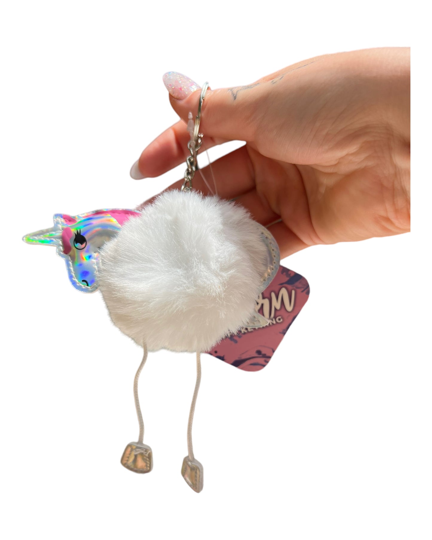 UNICORN Fluffy Key Ring