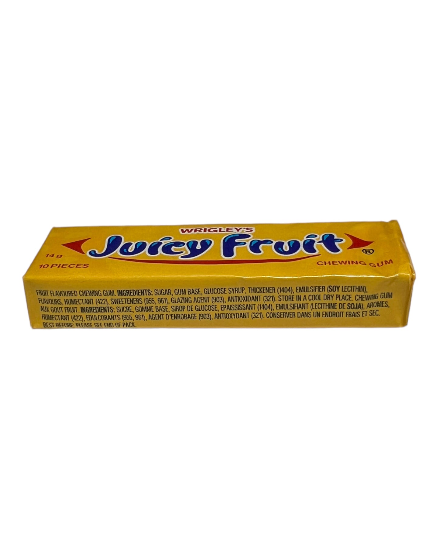 WRIGLEY’S Juicy Fruit Chewing Gum 14g