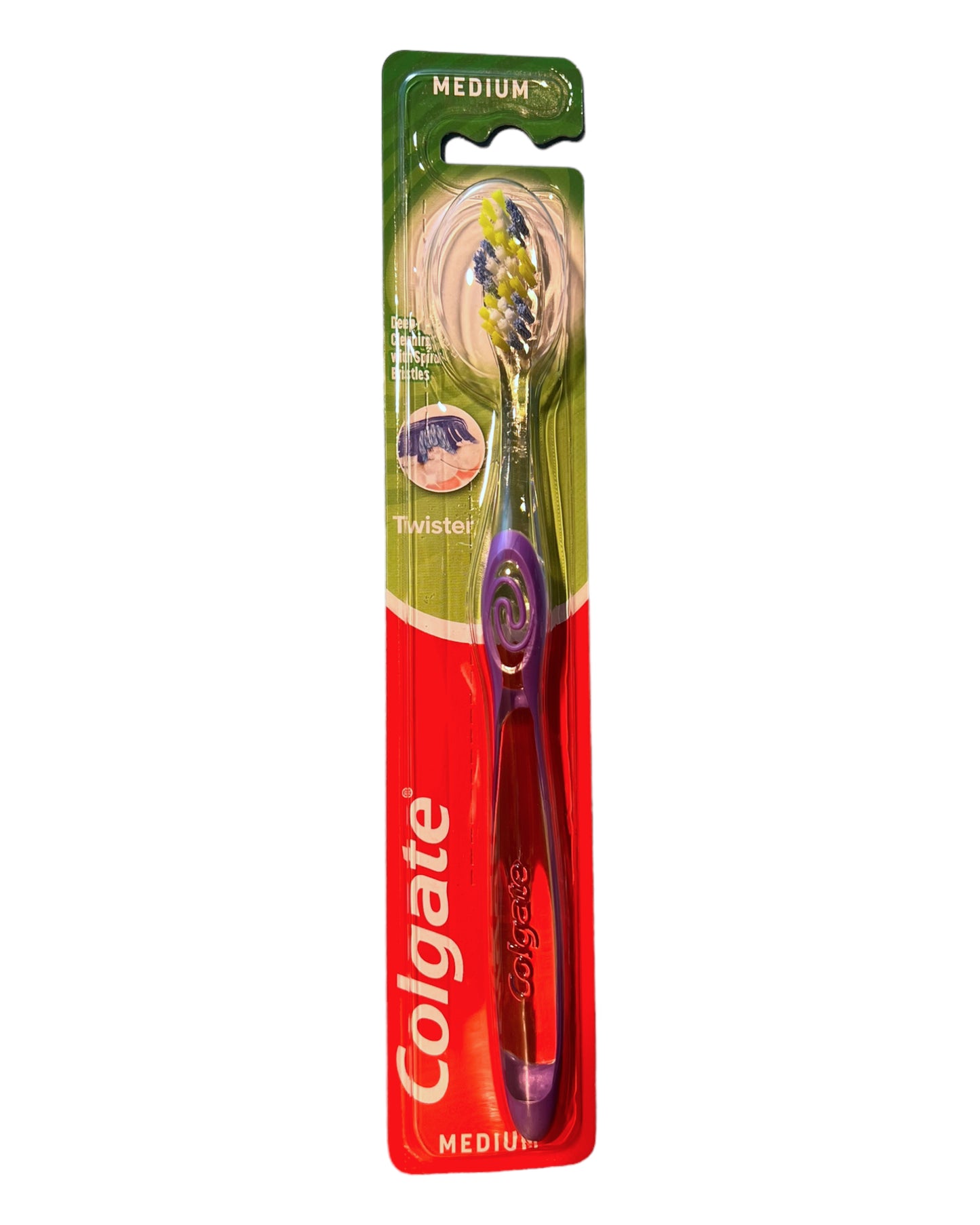 COLGATE Deep Cleaning Twister Toothbrush Medium