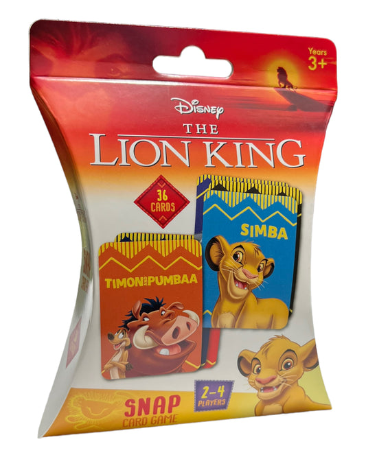 DISNEY THE LION KING Snap Card Game 36 cards