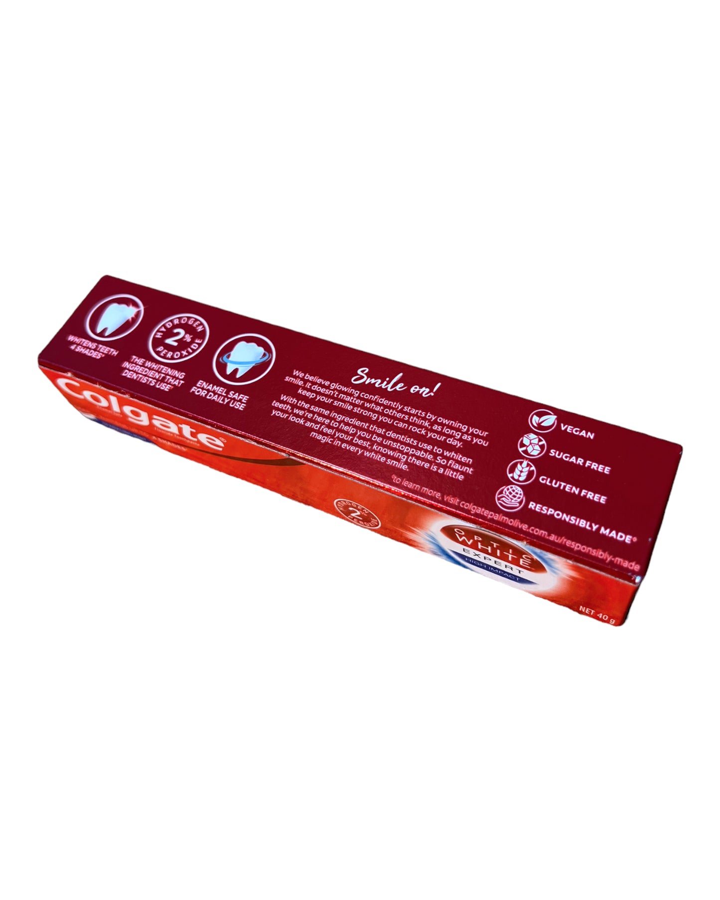 COLGATE Optic White Expert Sparkling Mint Toothpaste 40g