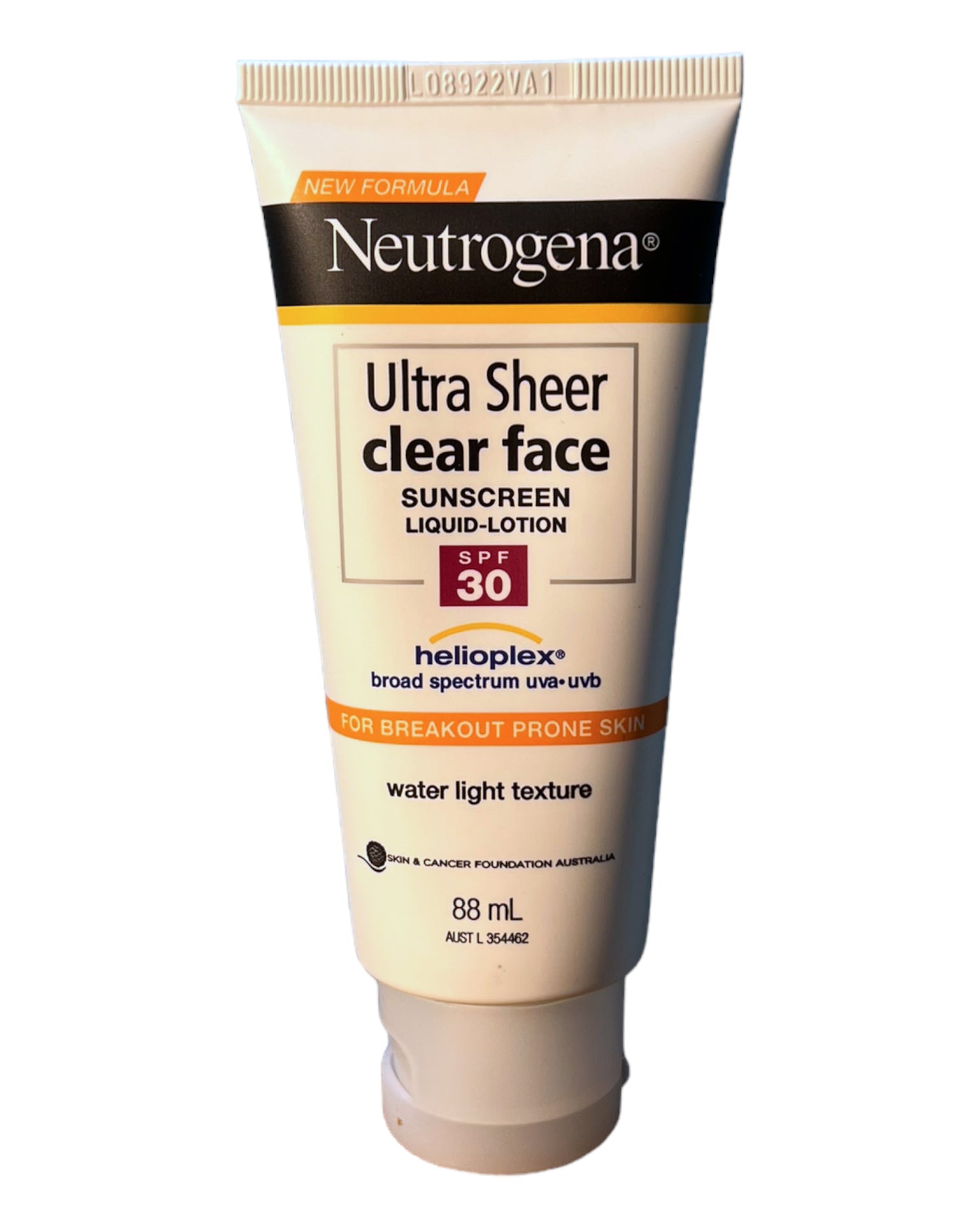 NEUTROGENA Ultra Sheer Clear Face Sunscreen SPF 30+ 88ml