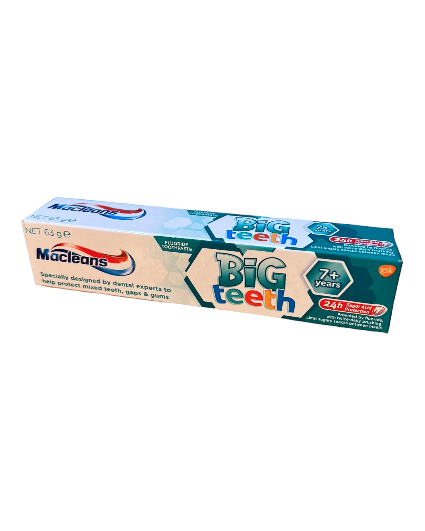 MACLEANS Kids Big Teeth Toothpaste 7+ Years 63g