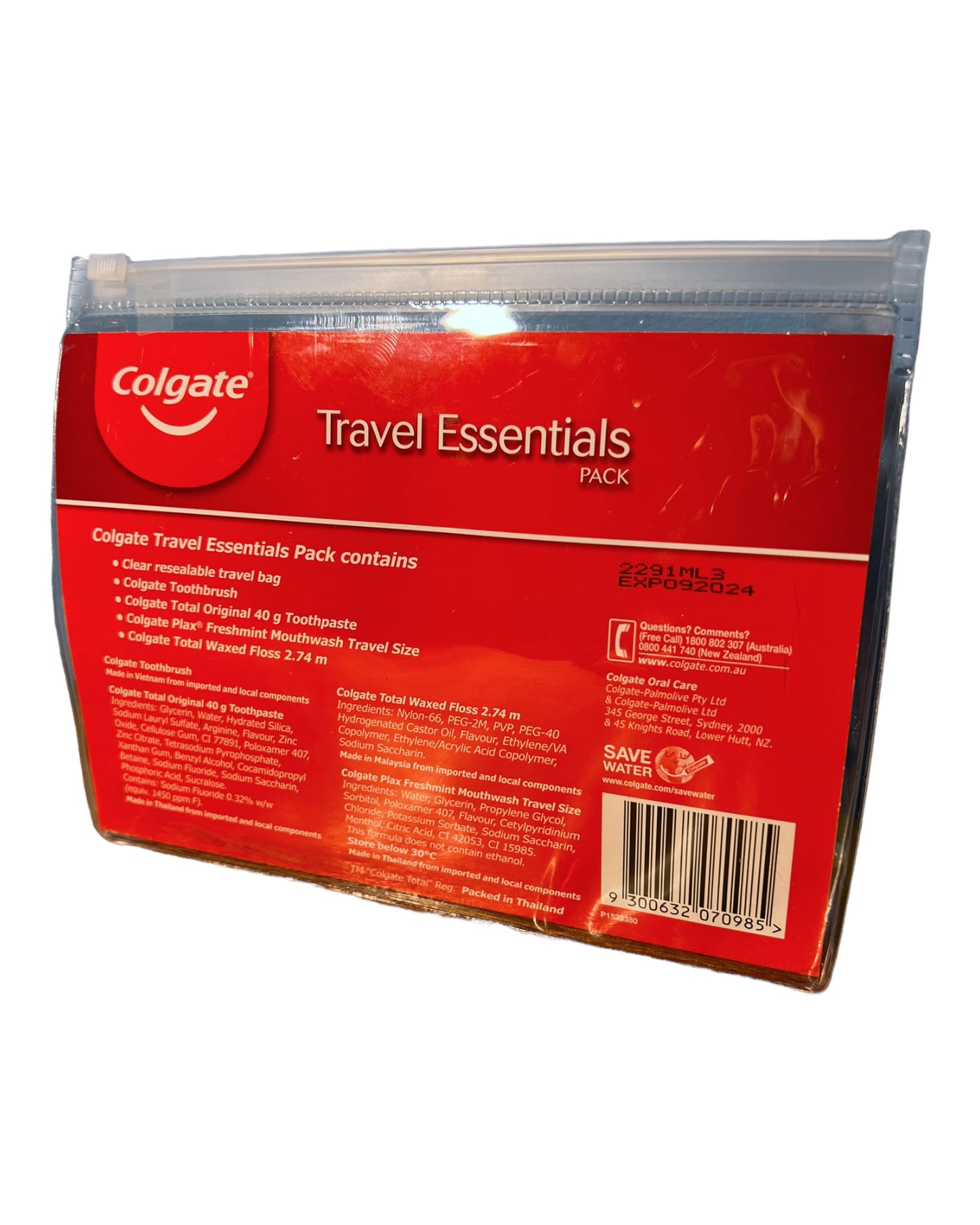 COLGATE Oral Care Travel Essentials Pack