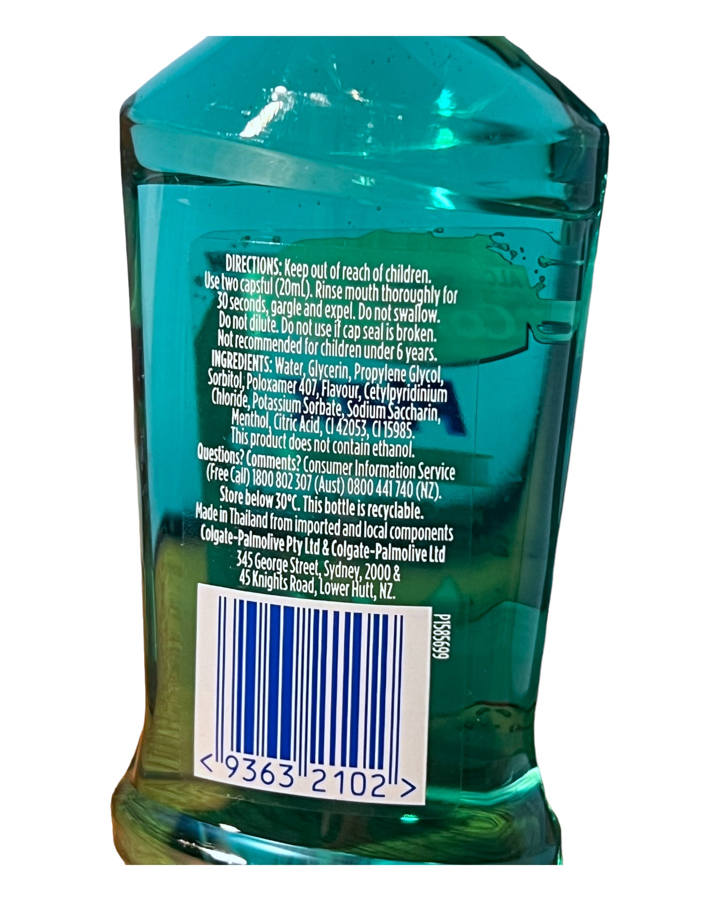 COLGATE Plax Freshmint Mouthwash 50ml