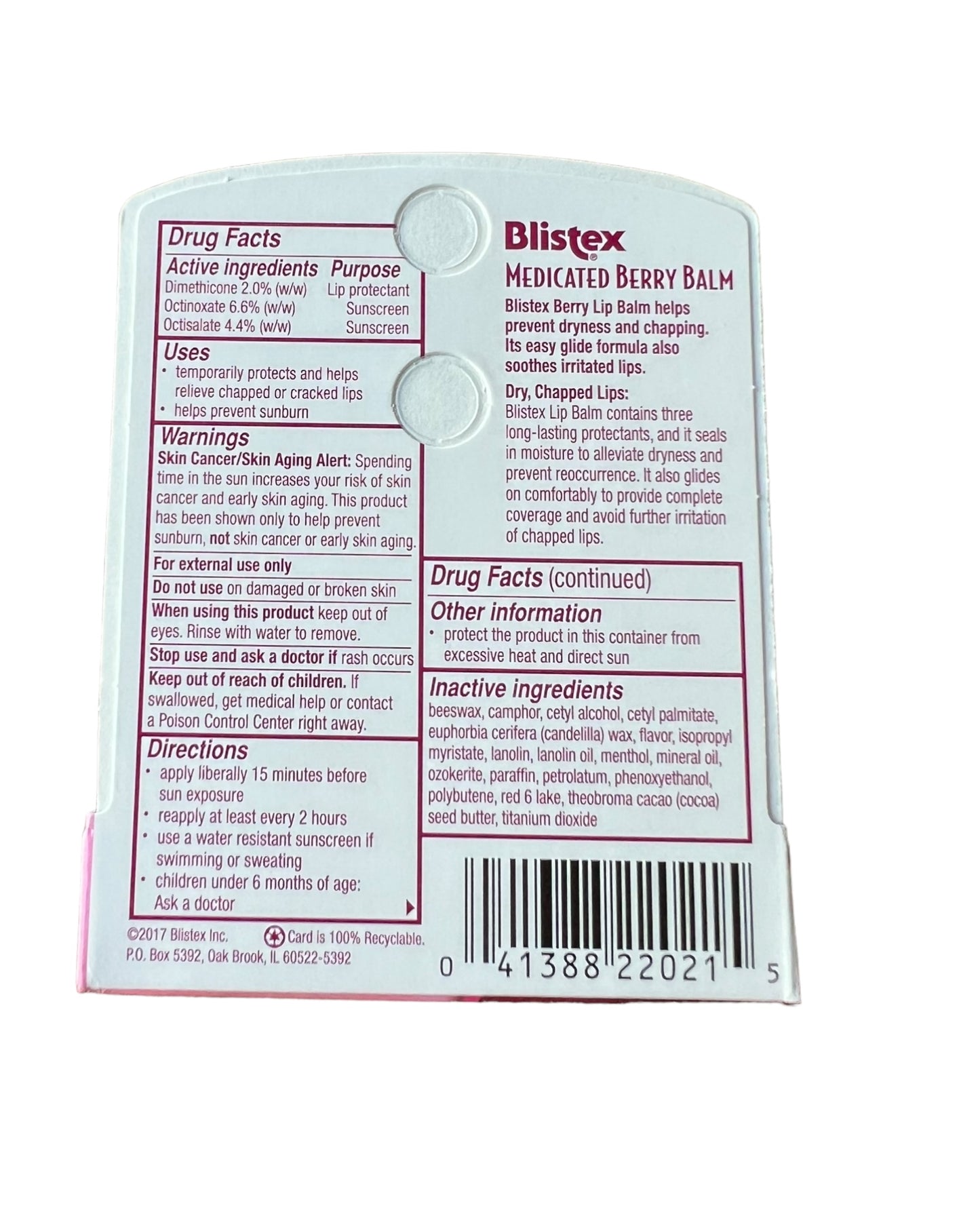 BLISTEX Lip Balm 4.25g